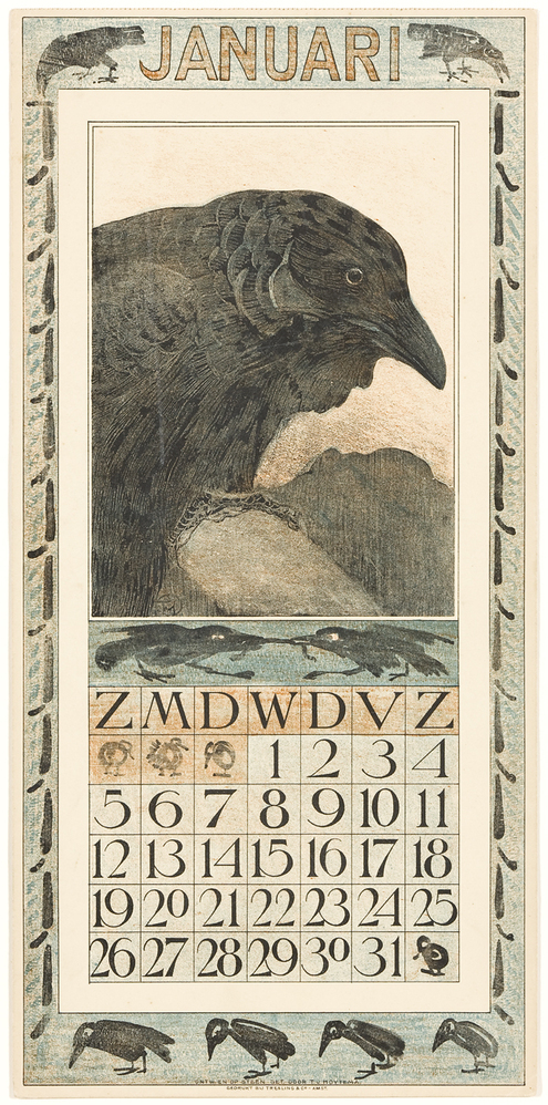 Negen kalenderbladen 1908